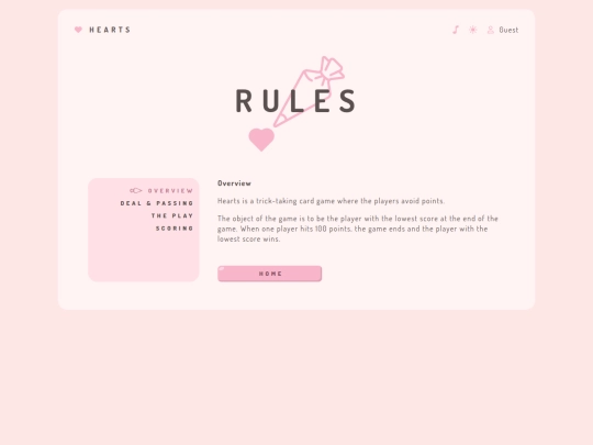 rules screenshot