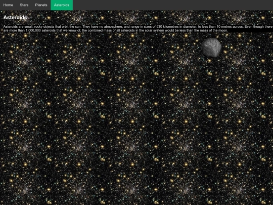 asteroids screenshot