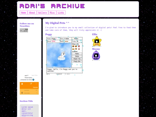 pages/pets screenshot