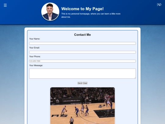 contact screenshot
