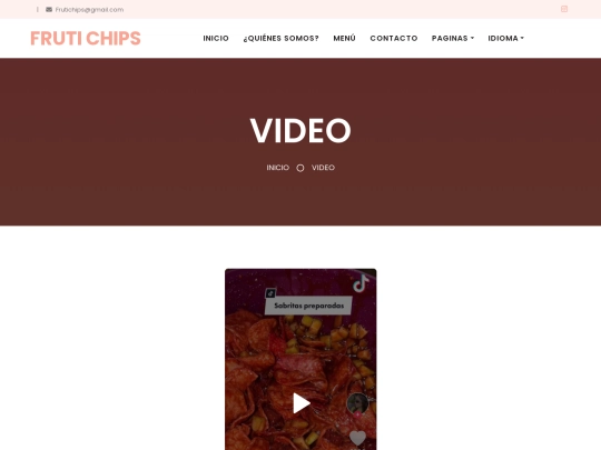FRUTI CHIPS/video screenshot