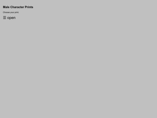 MalePrints screenshot