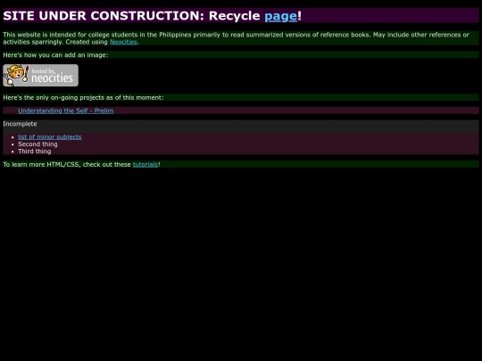 index screenshot