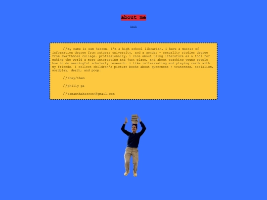 aboutme screenshot