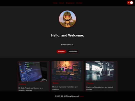 BradAlmonte.com screenshot