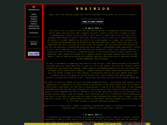 brainlog screenshot