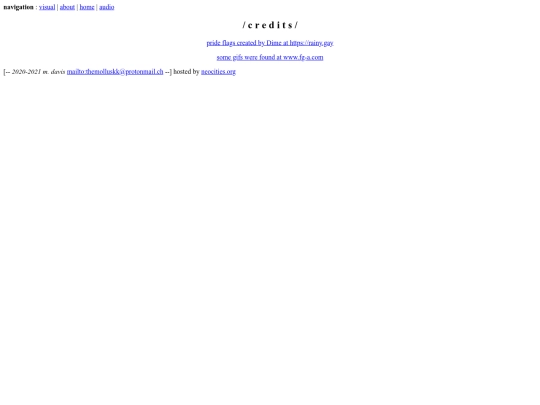credits screenshot