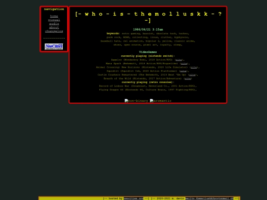 sandbox/aboutme screenshot