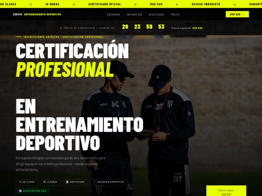 certificacionprofesionaldt screenshot