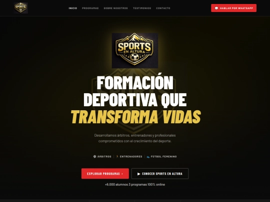 sportslanding screenshot