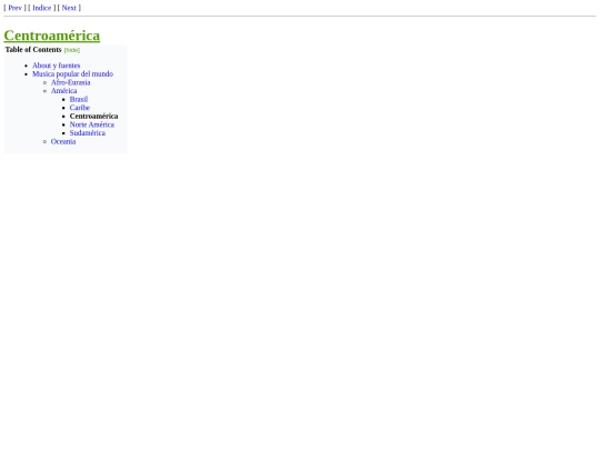 Musica_popular_del_mundo/América/Centroamérica screenshot