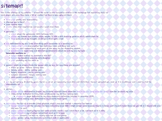 sitemap screenshot