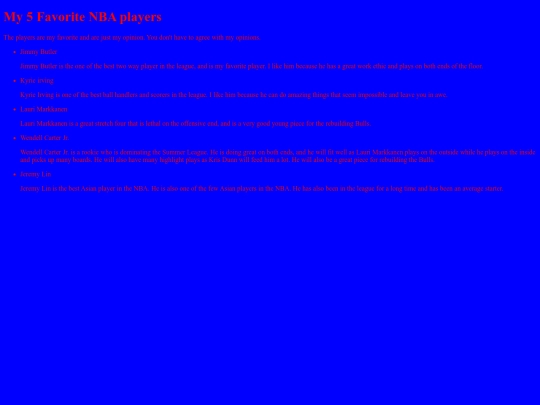 index screenshot