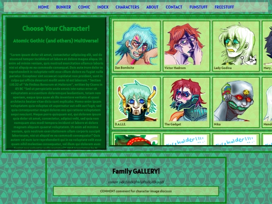 atomic gothic test/characterrevamp screenshot