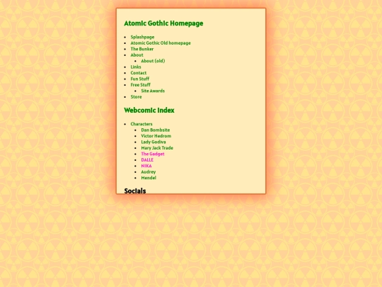 atomic gothic test/sitemap screenshot