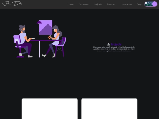 projects screenshot