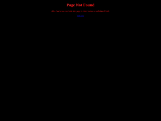 not_found screenshot