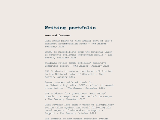 portfolio screenshot