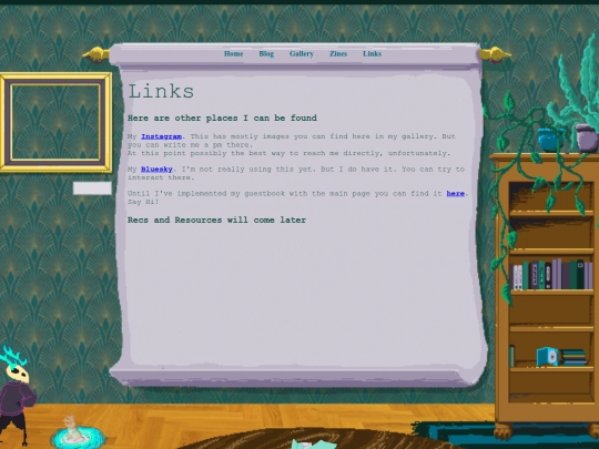 links screenshot