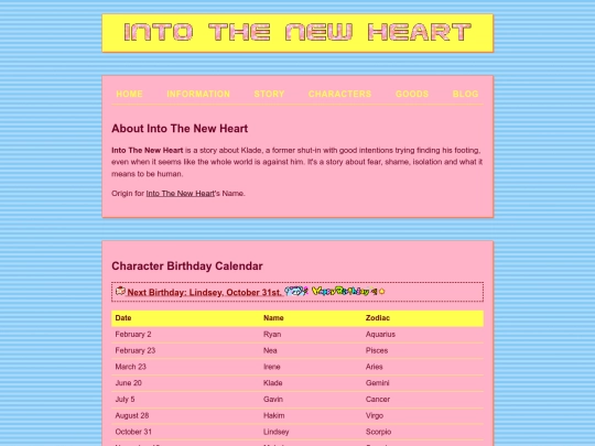 info screenshot
