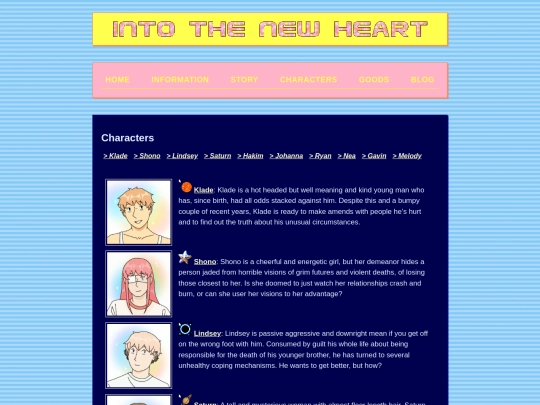testingchara screenshot