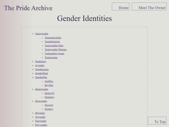 GenderList screenshot