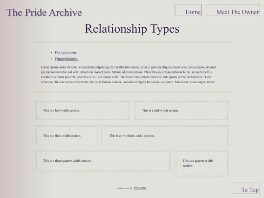 RelationshipList screenshot