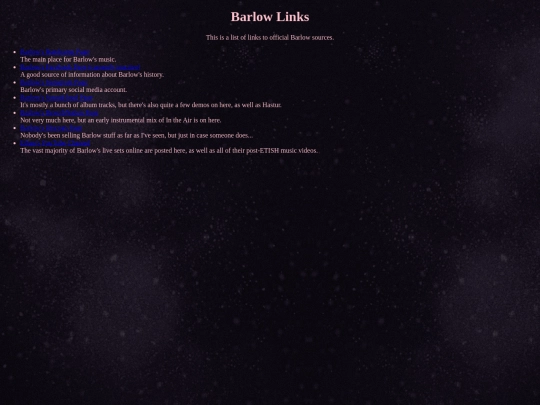links screenshot