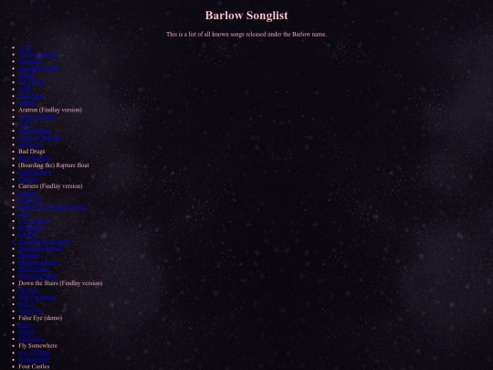 songlist screenshot