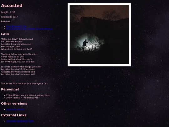 songs/accosted screenshot