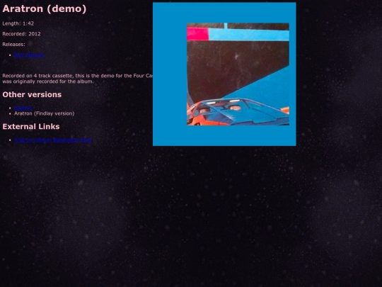 songs/aratronog screenshot