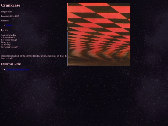 songs/crankcase screenshot
