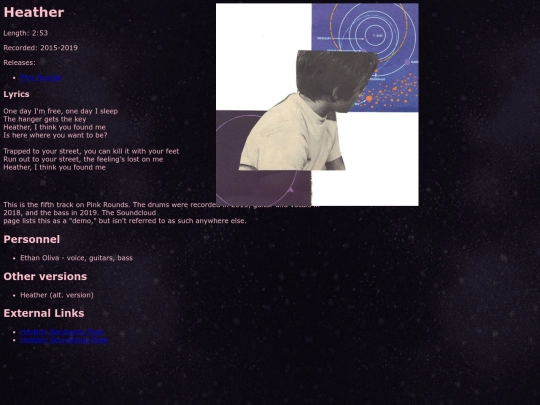 songs/heather screenshot