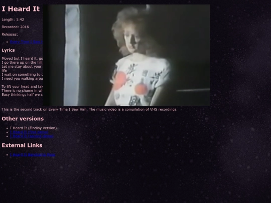 songs/iheardit screenshot