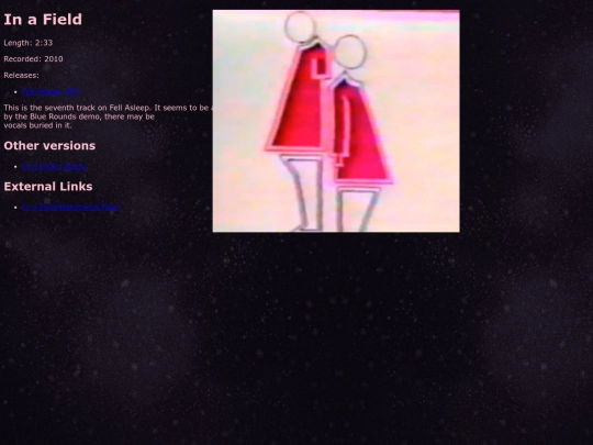songs/inafield screenshot