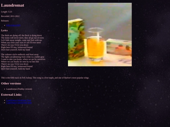 songs/laundromat screenshot