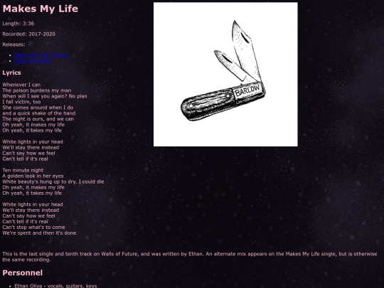 songs/makesmylife screenshot