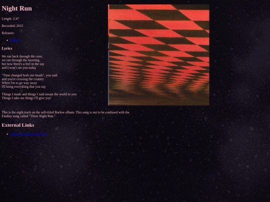 songs/nightrun screenshot