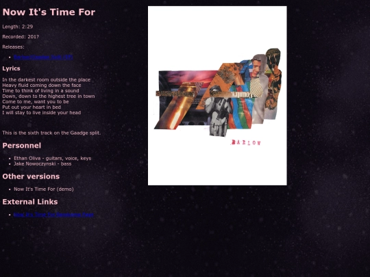 songs/nowitstimefor screenshot