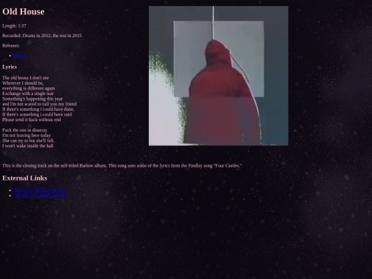 songs/oldhouse screenshot