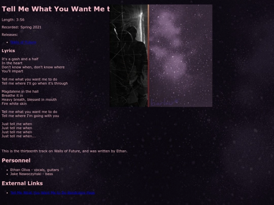 songs/tmwywmtd screenshot