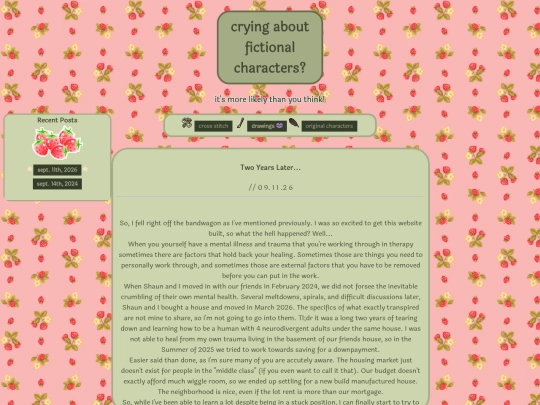 blog screenshot