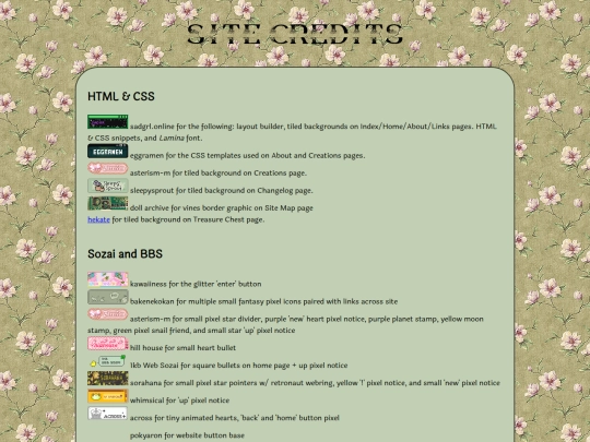 credits screenshot