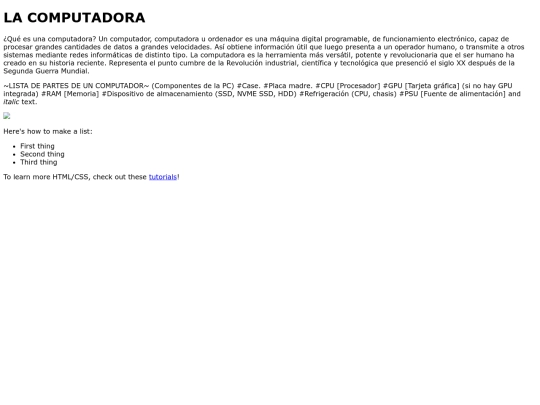 index screenshot
