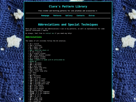 Patterns/AbbreviationsGuide screenshot