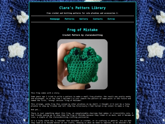 Patterns/CrochetFrogOfMistake screenshot