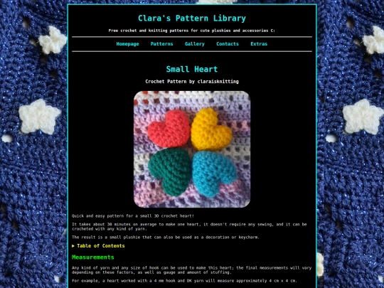 Patterns/CrochetSmallHeart screenshot