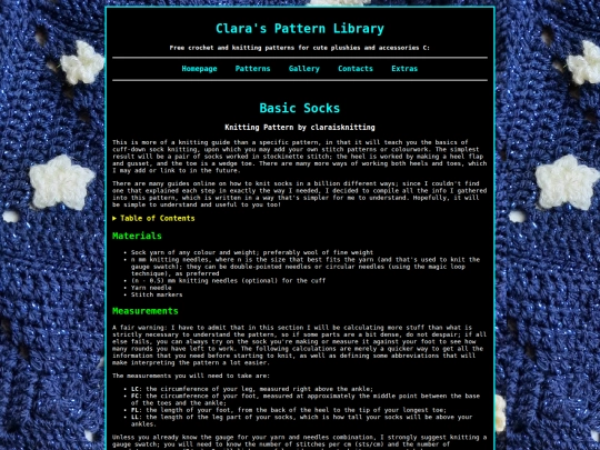Patterns/KnittingBasicSocks screenshot