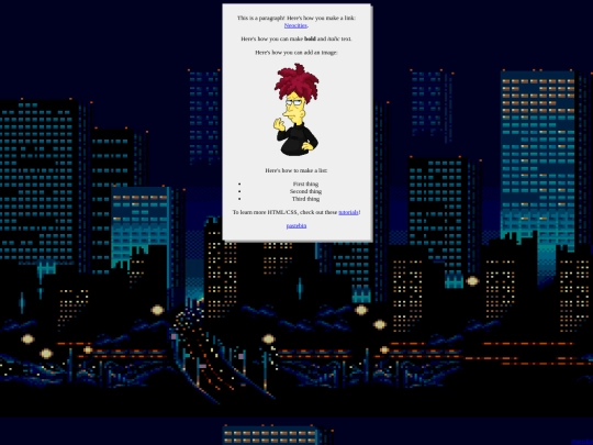 index screenshot