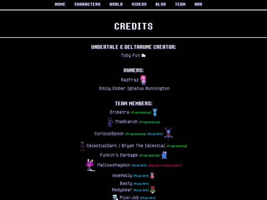 team screenshot